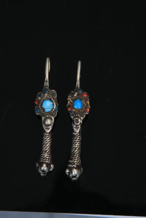 0419 khalka (ear-rings) Tashkent , Twentieth century